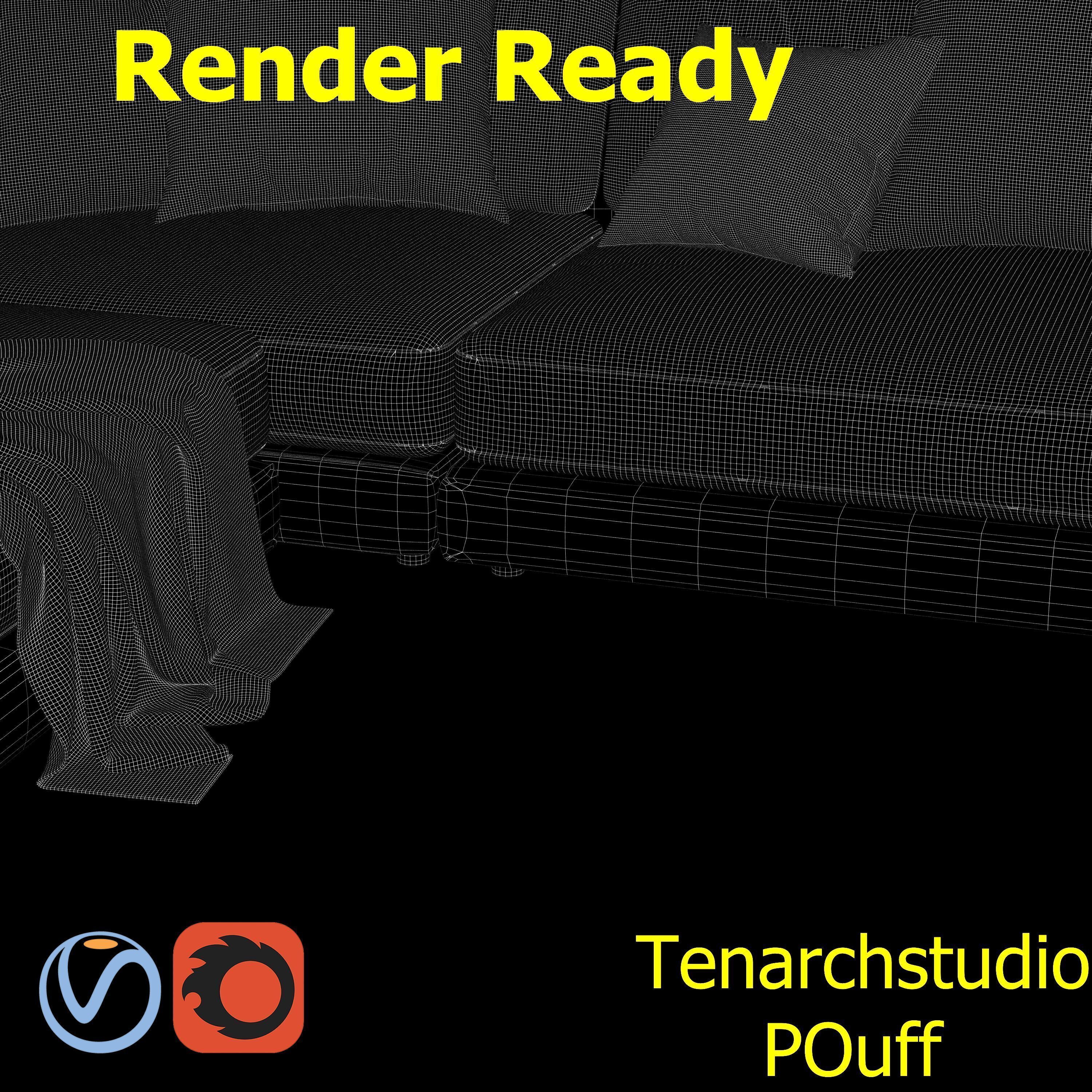 tenarchstudio  blanche katarina sectional sofa render ready 3D model_43