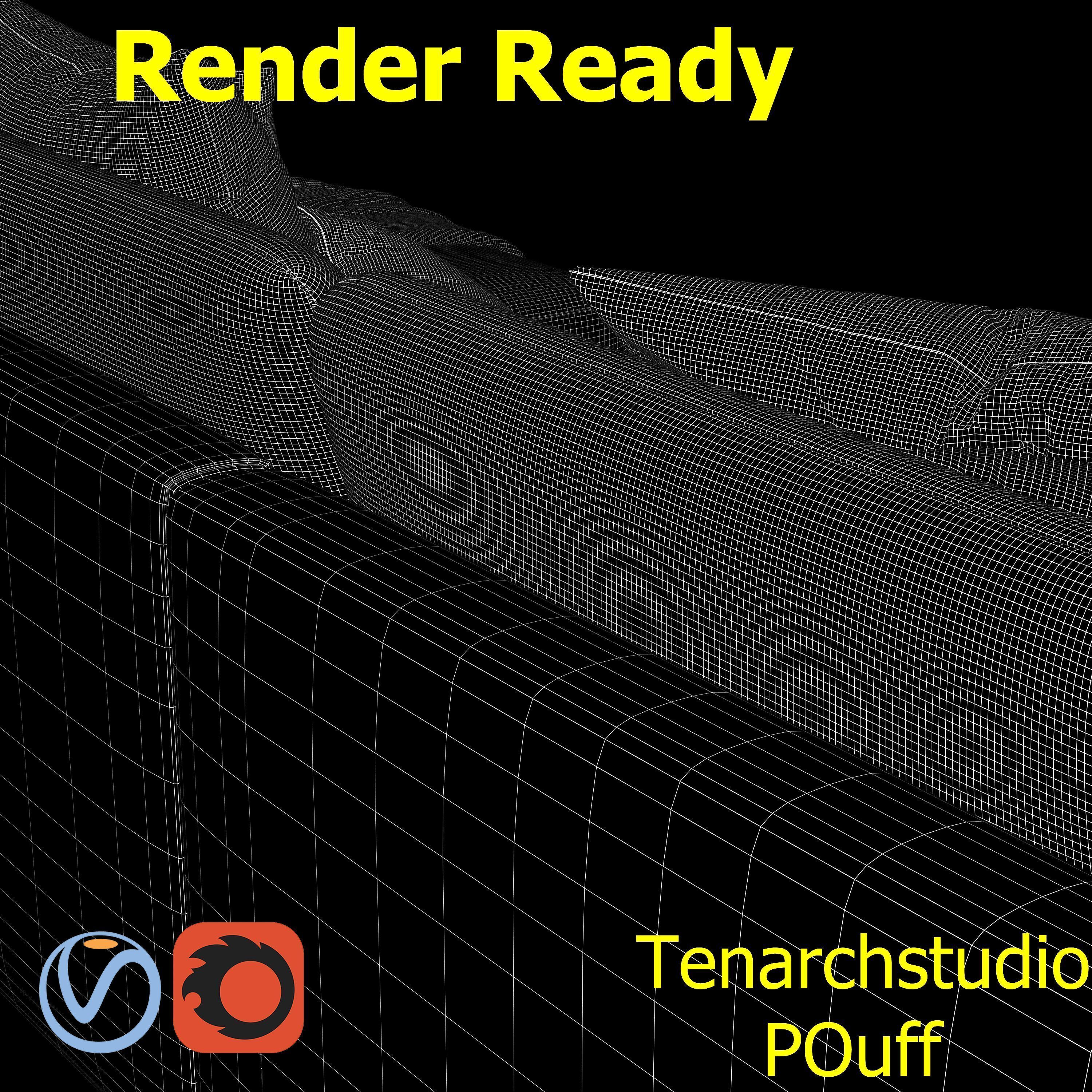 tenarchstudio  blanche katarina sectional sofa render ready 3D model_37