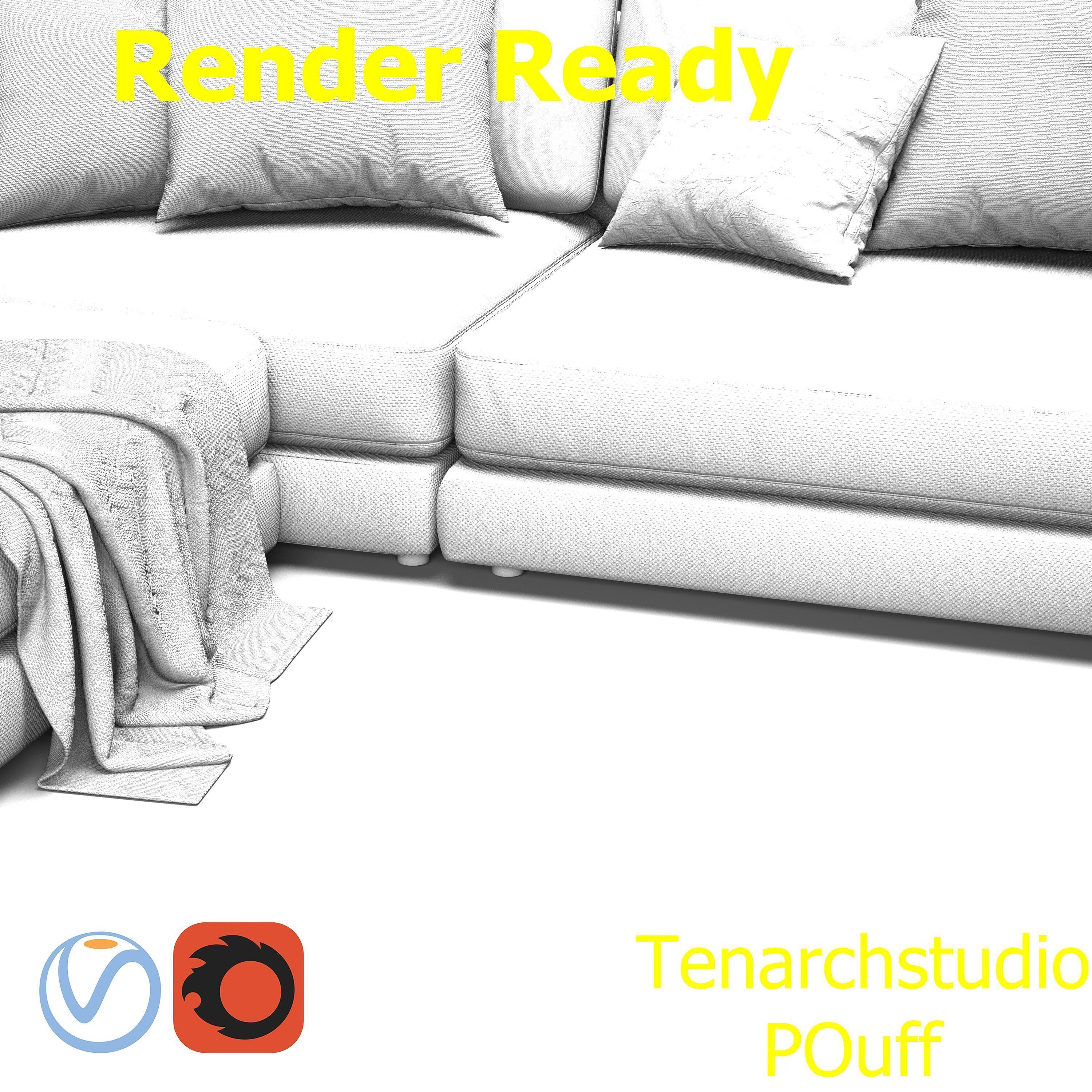 tenarchstudio  blanche katarina sectional sofa render ready 3D model_44