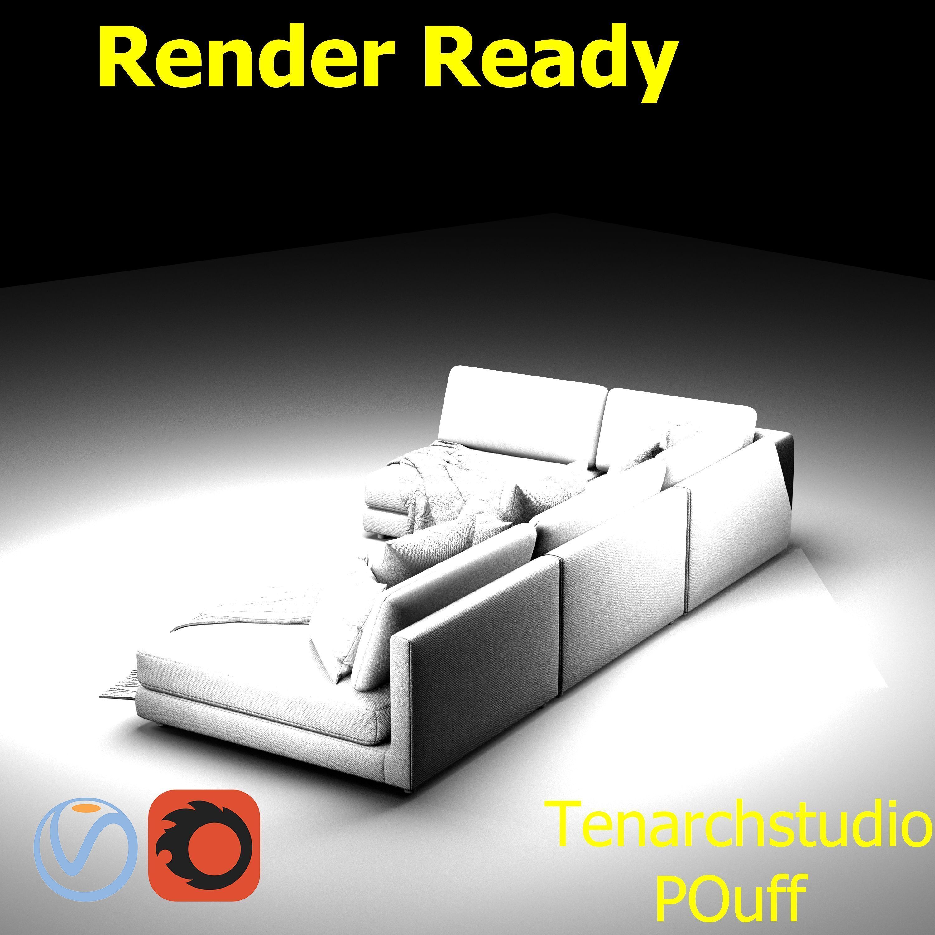 tenarchstudio  blanche katarina sectional sofa render ready 3D model_5