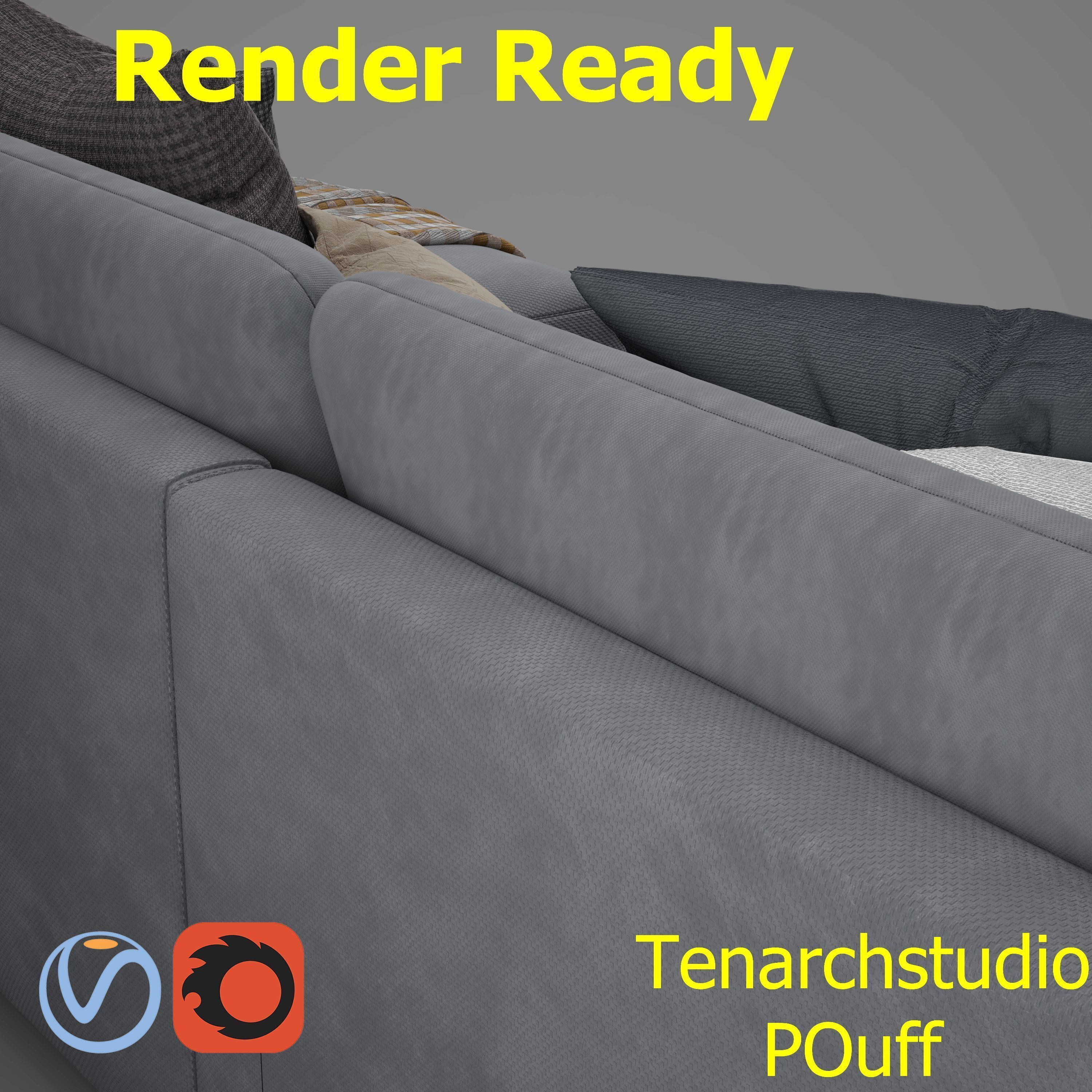 tenarchstudio  blanche katarina sectional sofa render ready 3D model_36