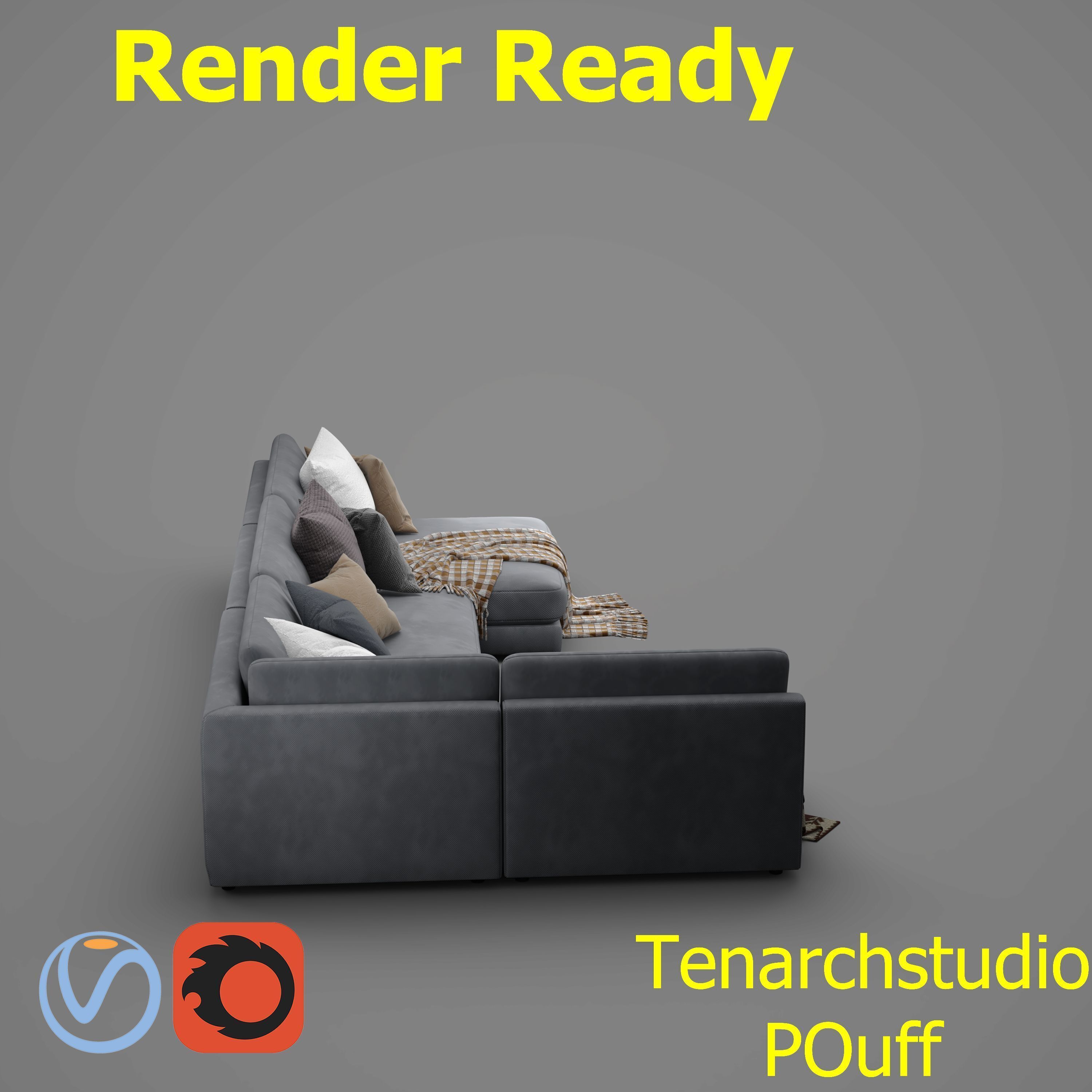 tenarchstudio  blanche katarina sectional sofa render ready 3D model_9