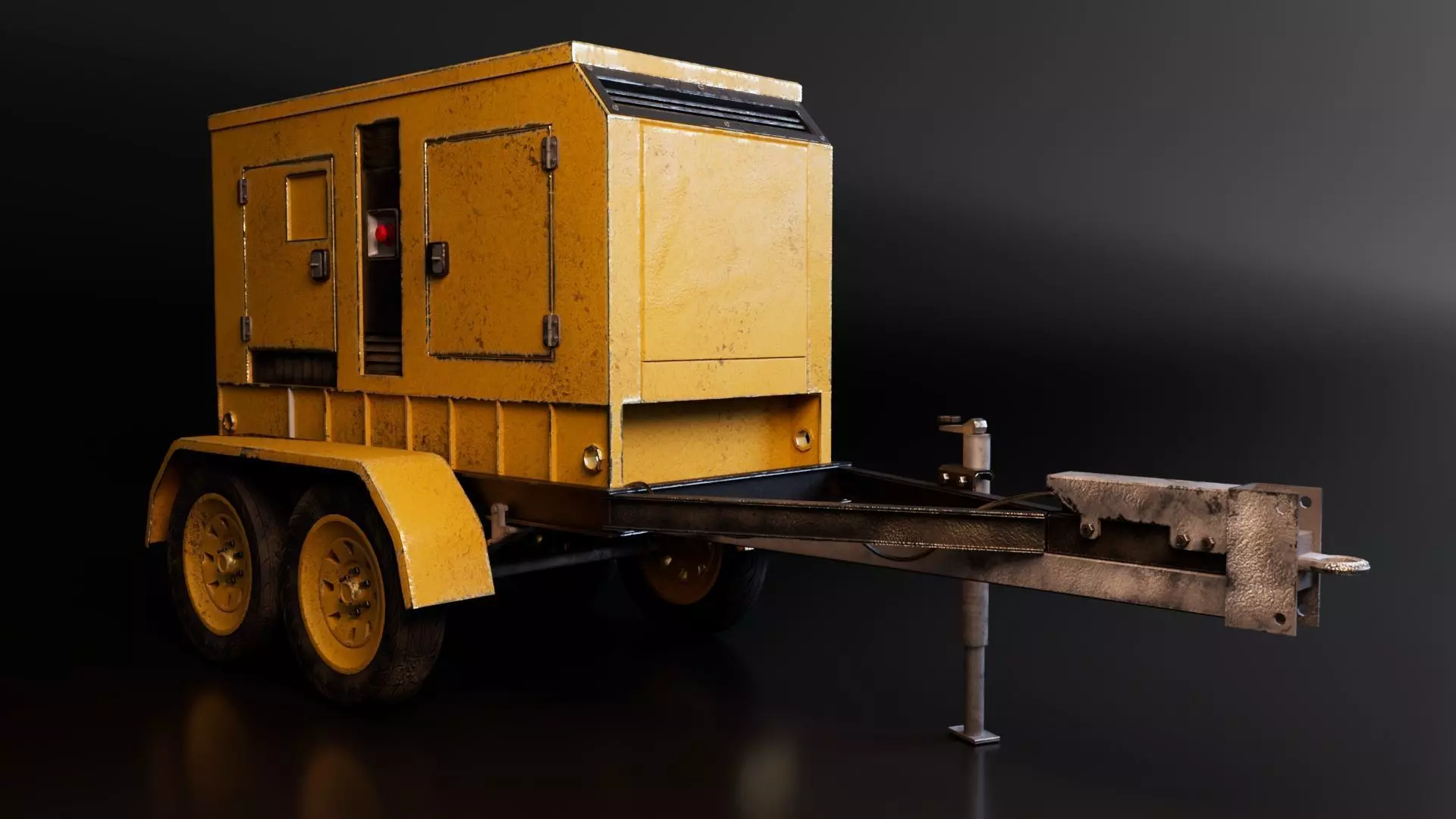 Construction Site Generator Low-poly 3D model_0