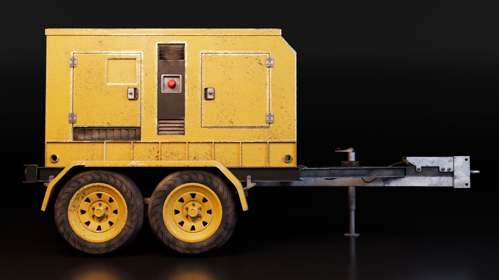 Construction Site Generator Low-poly 3D model_2