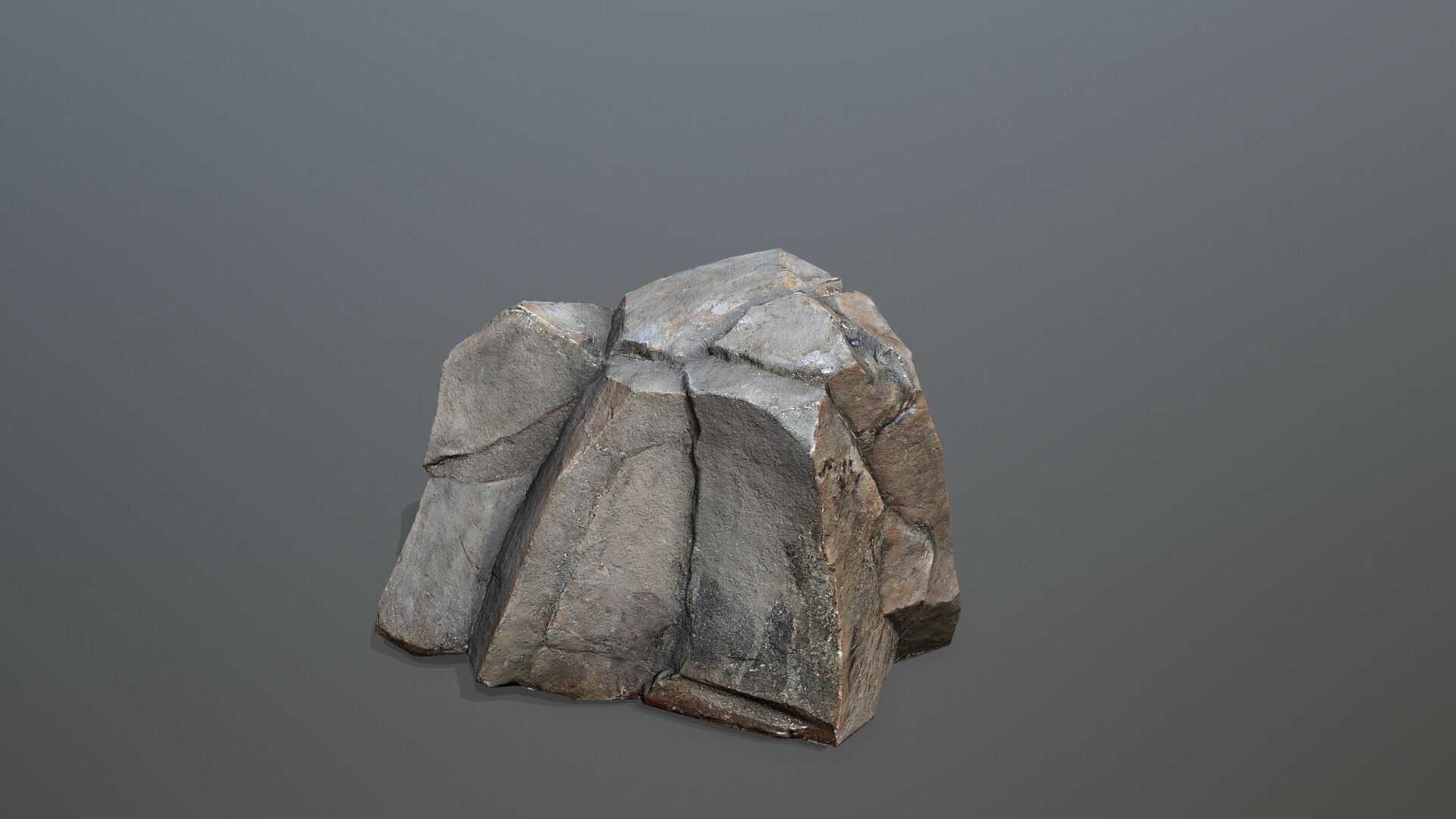 cliff rocks   Low-poly 3D model_13