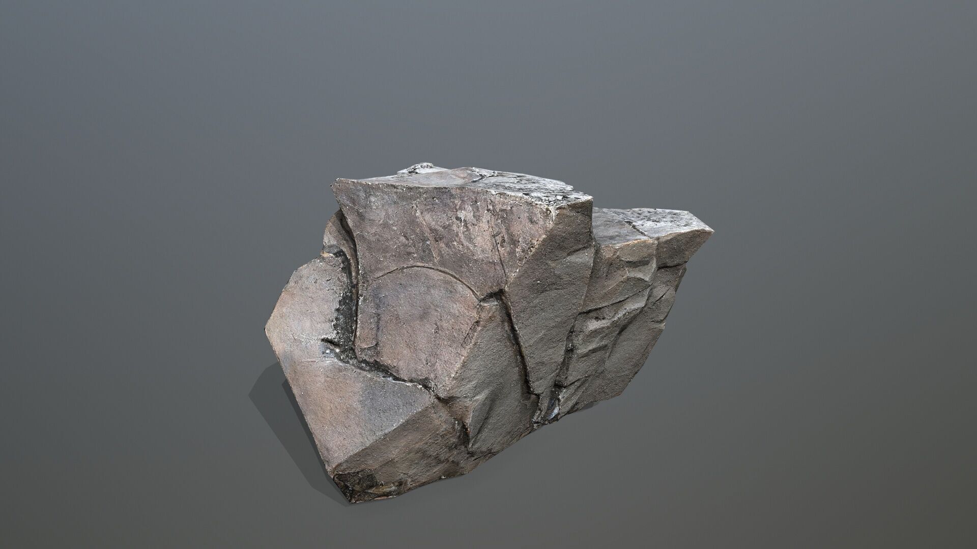 cliff rocks   Low-poly 3D model_15