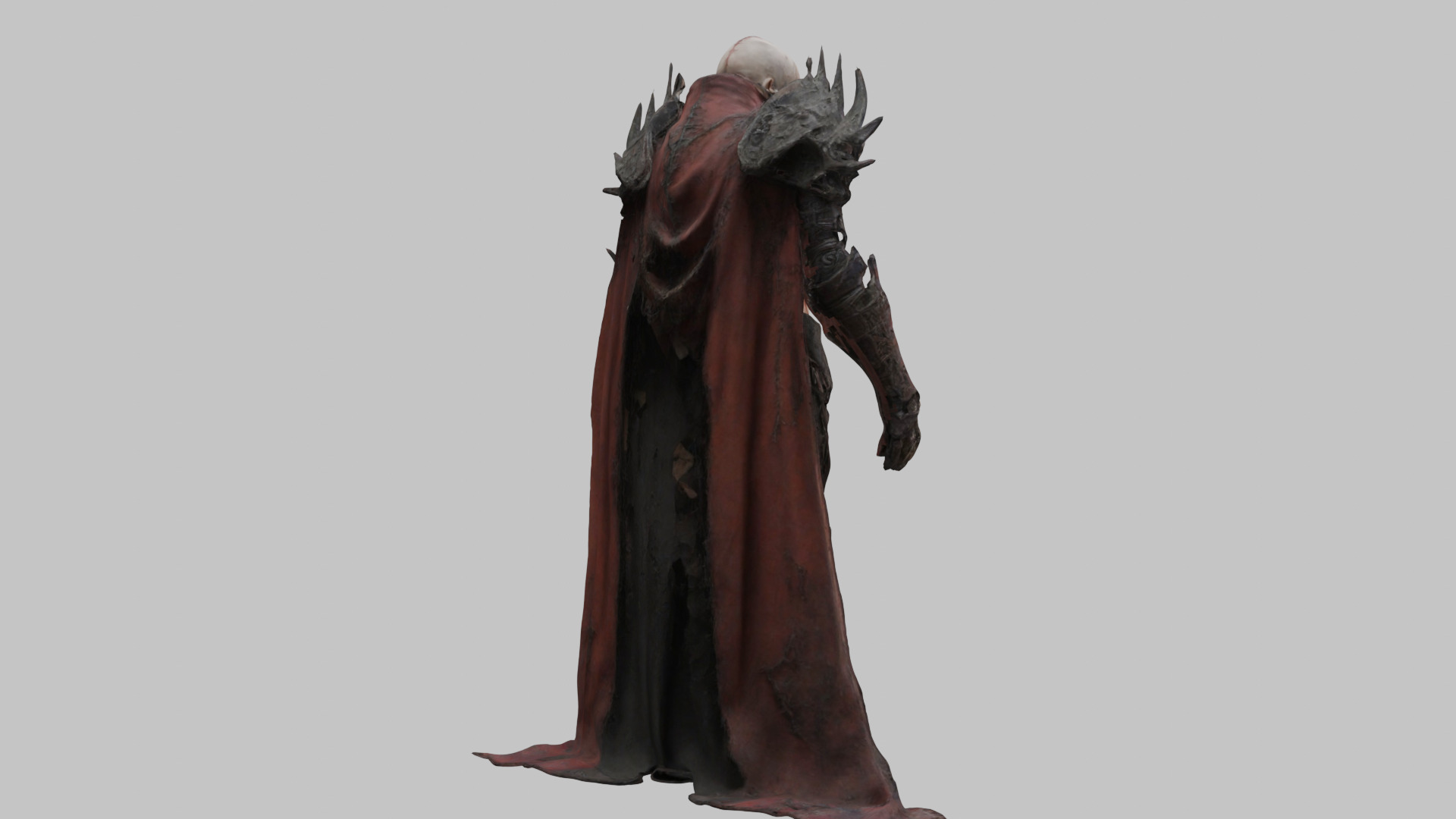 Dark Knight Warrior - Fantasy 3D Model Low-poly 3D model_13