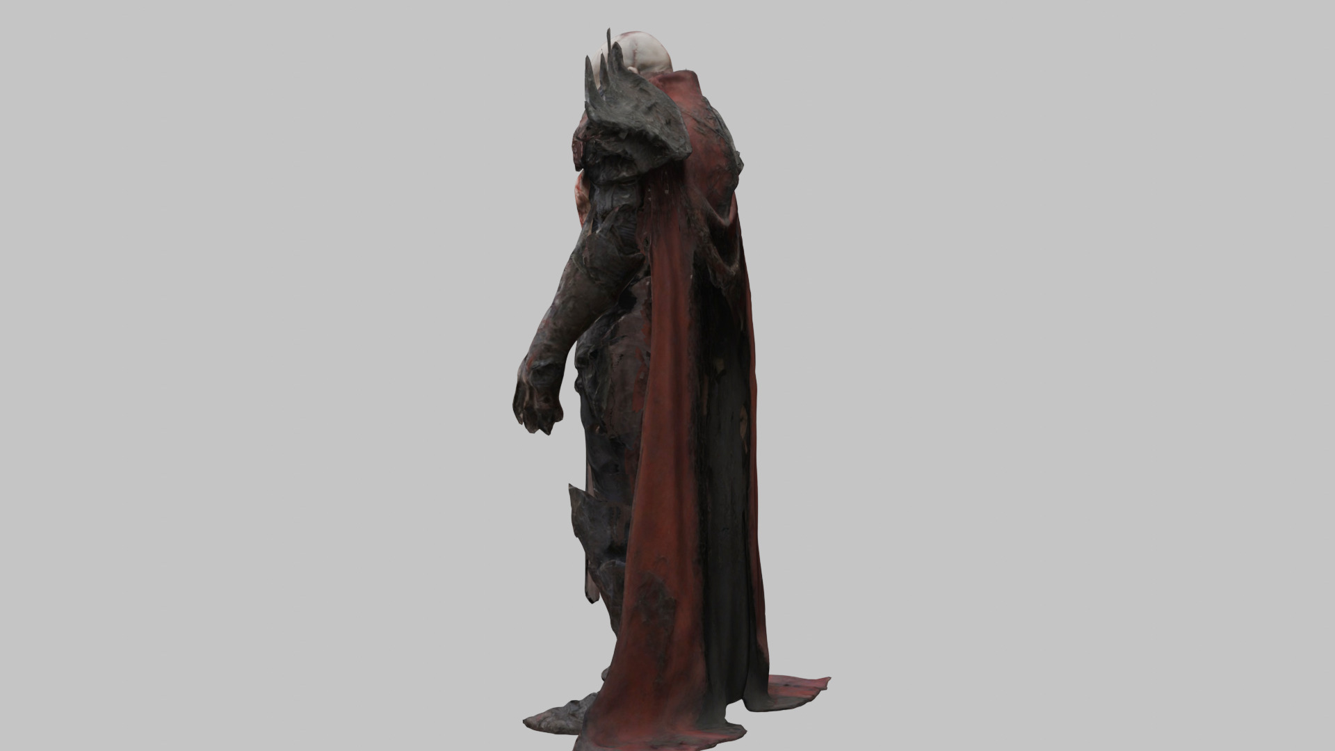 Dark Knight Warrior - Fantasy 3D Model Low-poly 3D model_3