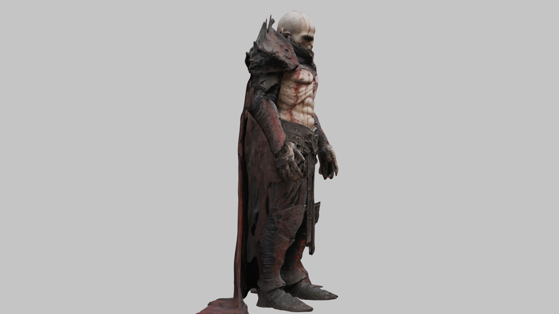 Dark Knight Warrior - Fantasy 3D Model Low-poly 3D model_10