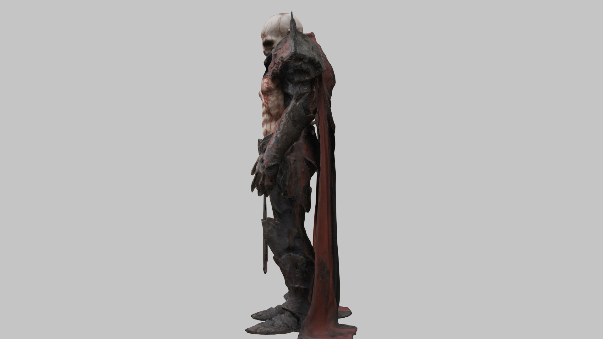 Dark Knight Warrior - Fantasy 3D Model Low-poly 3D model_4