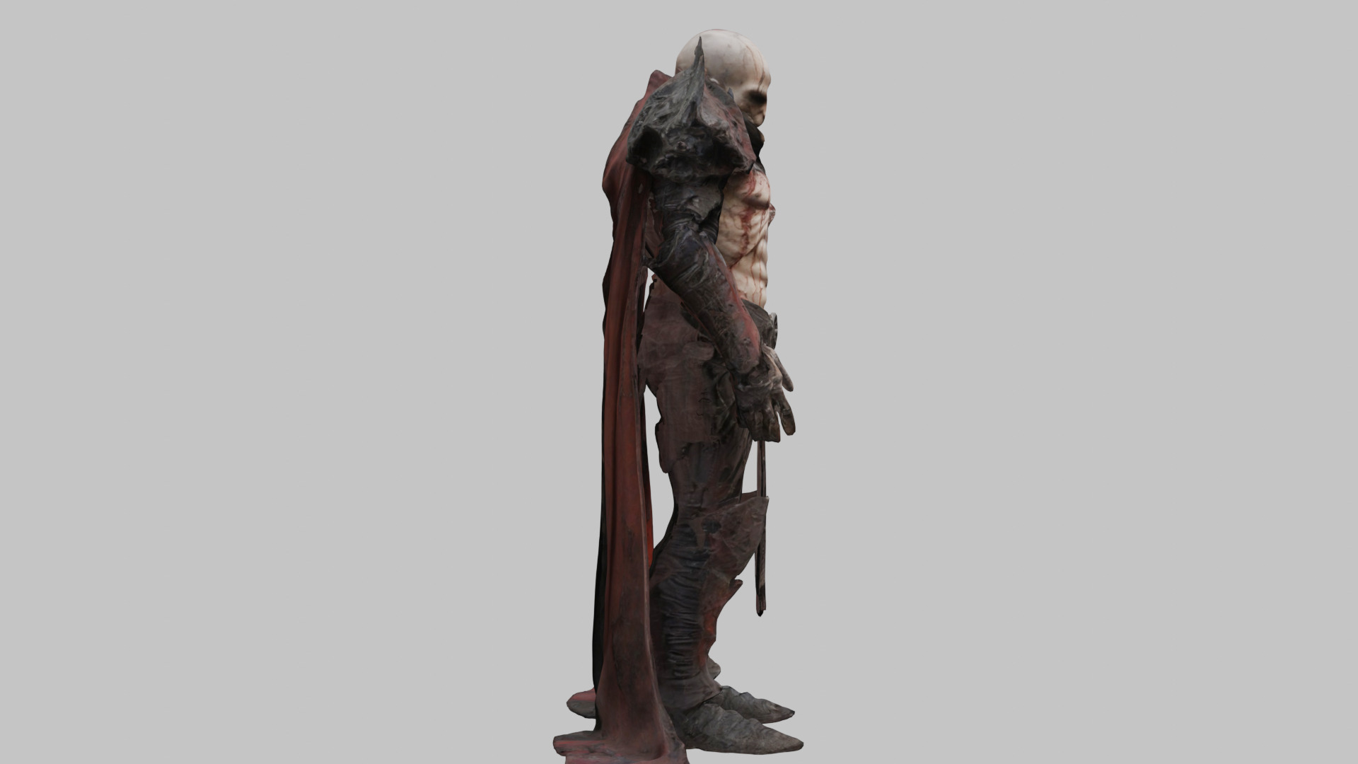 Dark Knight Warrior - Fantasy 3D Model Low-poly 3D model_11