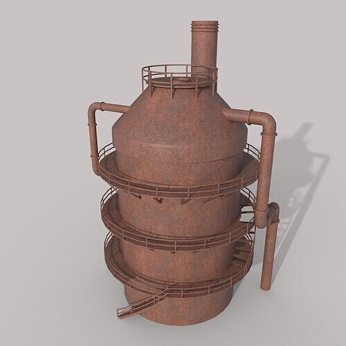 Tanker Low-poly 3D model