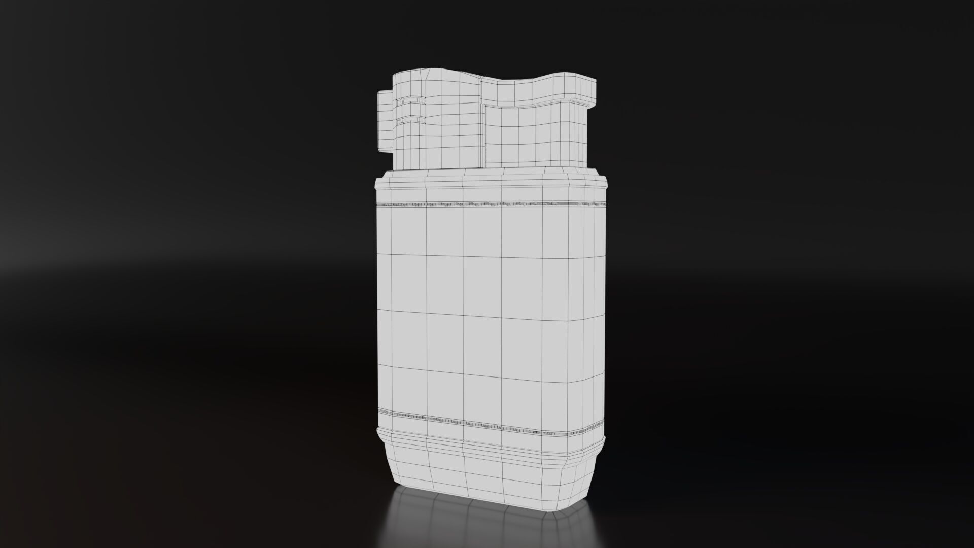Pipe Lighter Low-poly 3D model_5