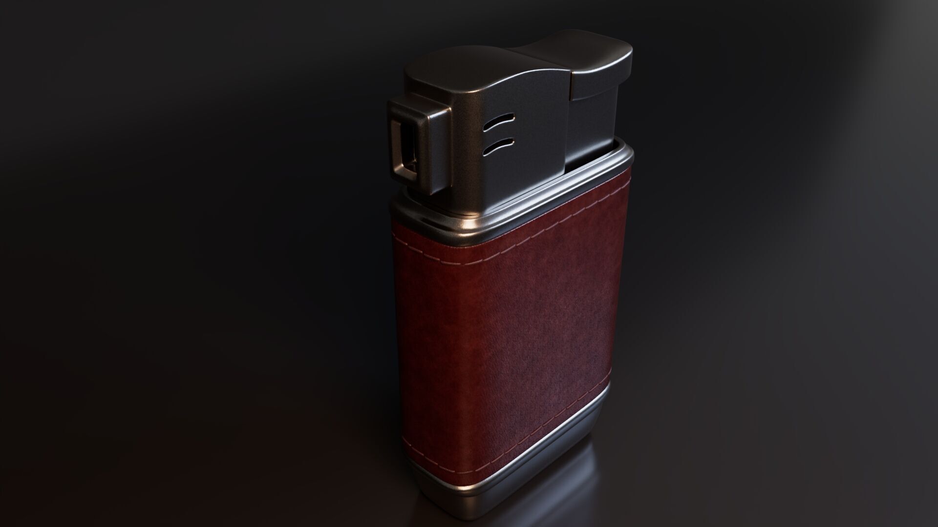 Pipe Lighter Low-poly 3D model_4