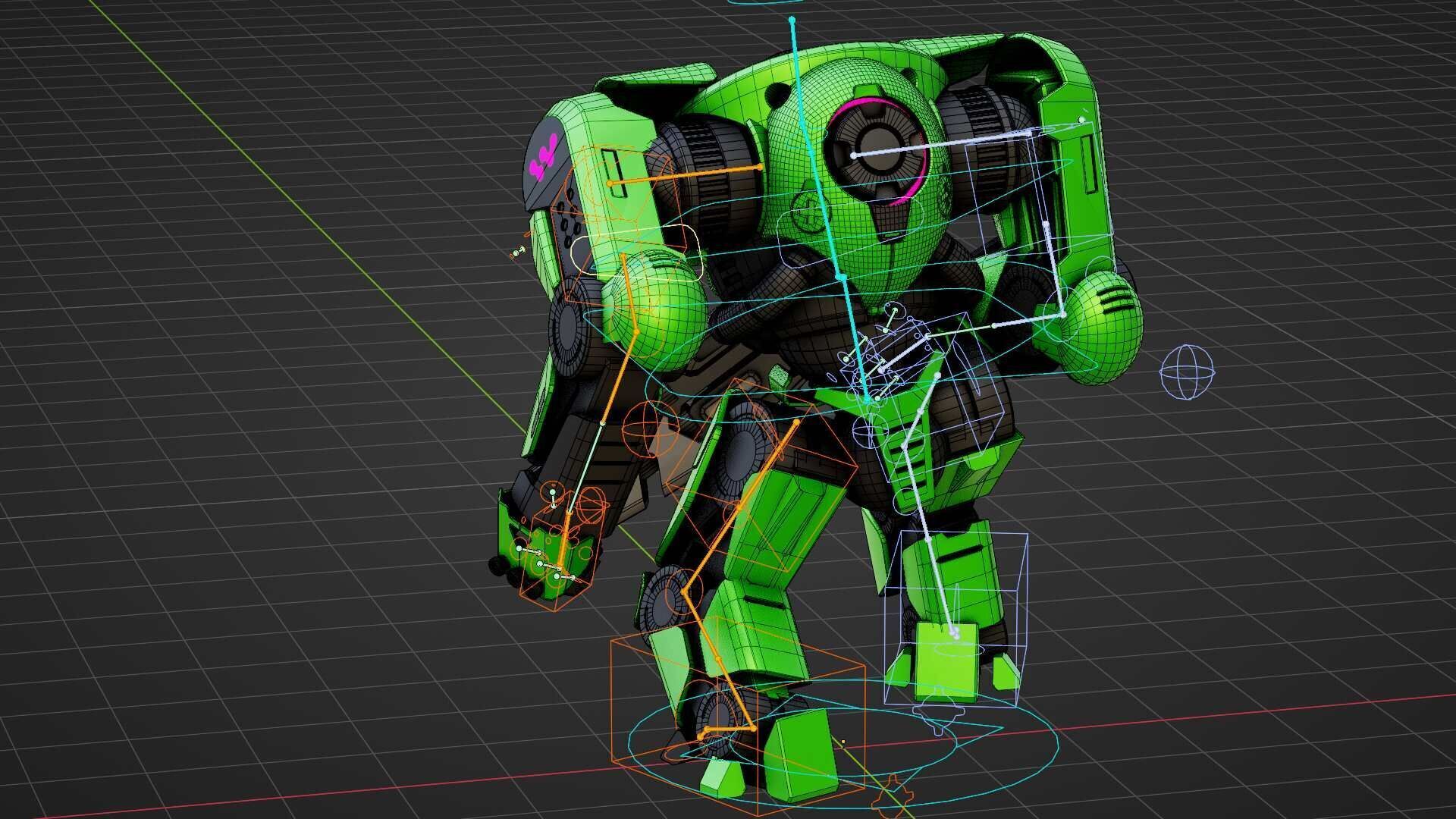 DOOM FIGHTER V-8  Rigged for Unreal Engine - Unity - MIXAMO 3D model_38