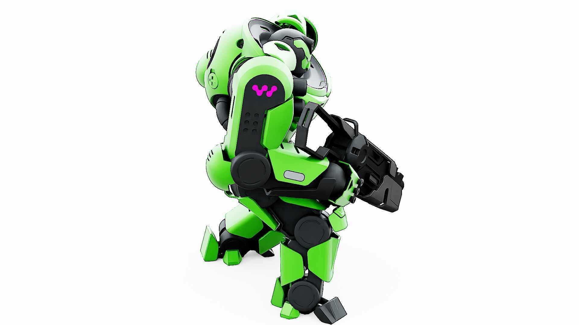 DOOM FIGHTER V-8  Rigged for Unreal Engine - Unity - MIXAMO 3D model_21