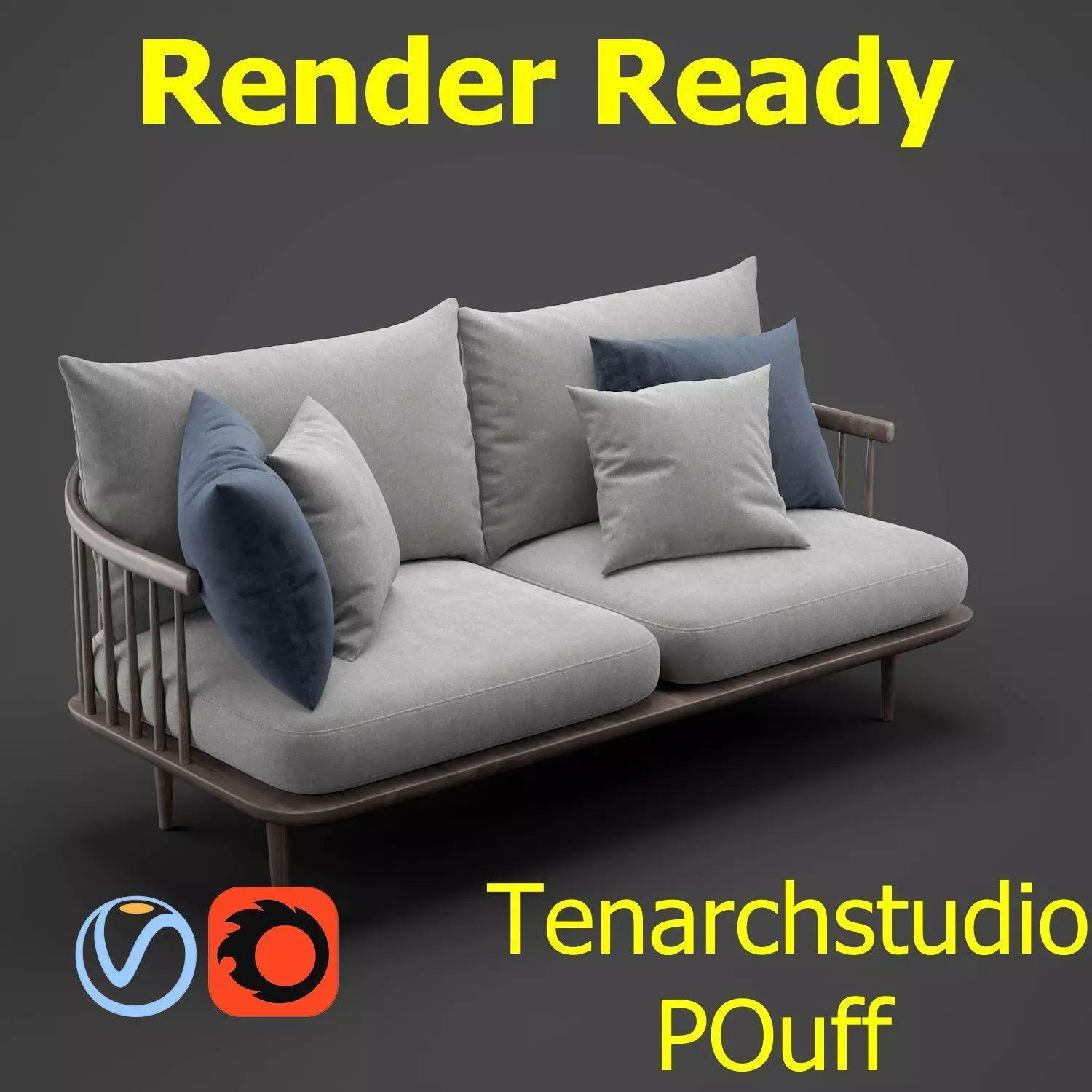 Tenarchstudio Fly Sofa and Tradition Sofa render ready 3D model