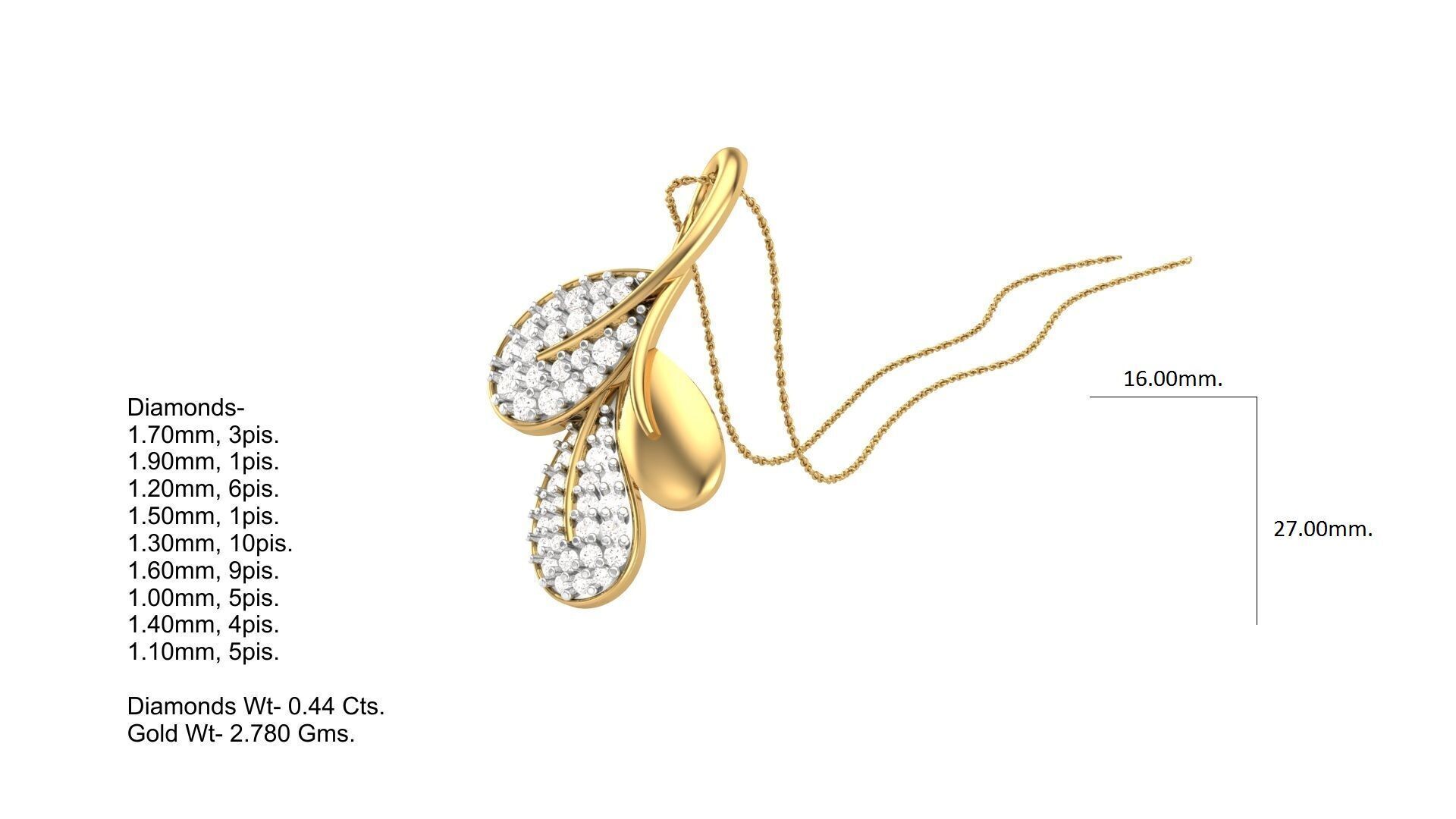 Pendant Earring Set Designs Lot 3D print model_84