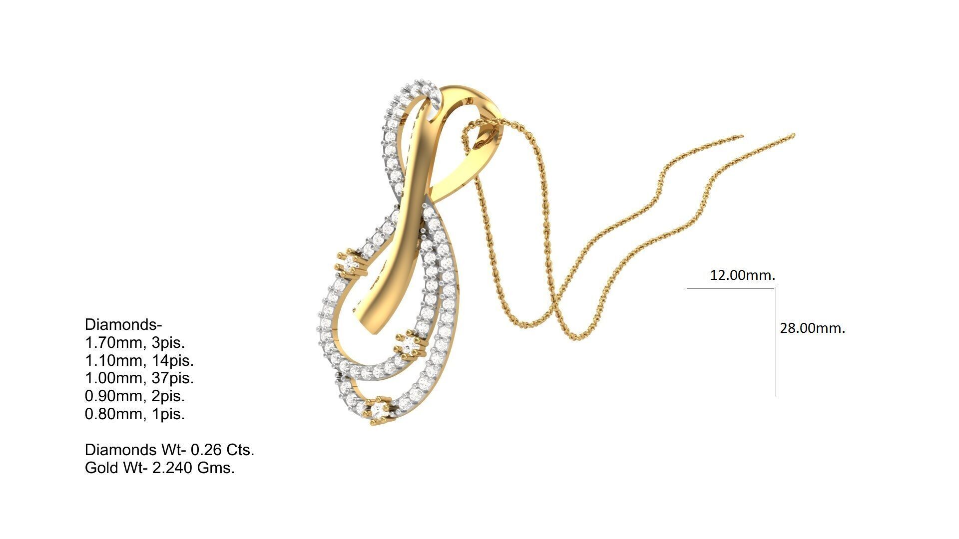 Pendant Earring Set Designs Lot 3D print model_44