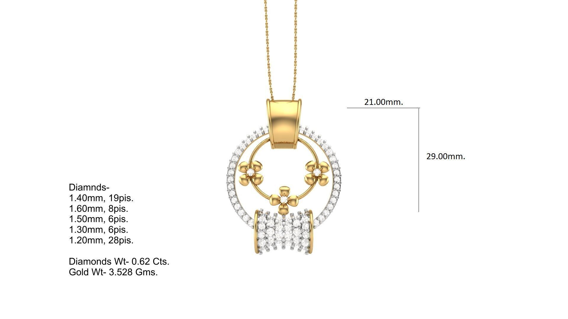 Pendant Earring Set Designs Lot 3D print model_114