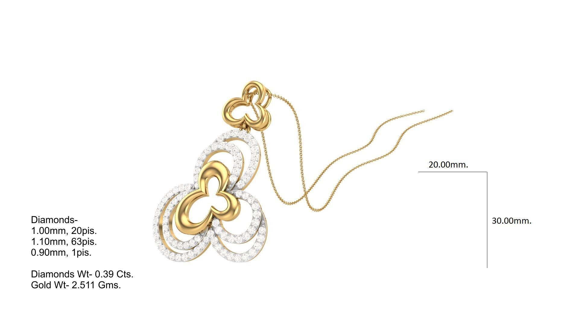 Pendant Earring Set Designs Lot 3D print model_115