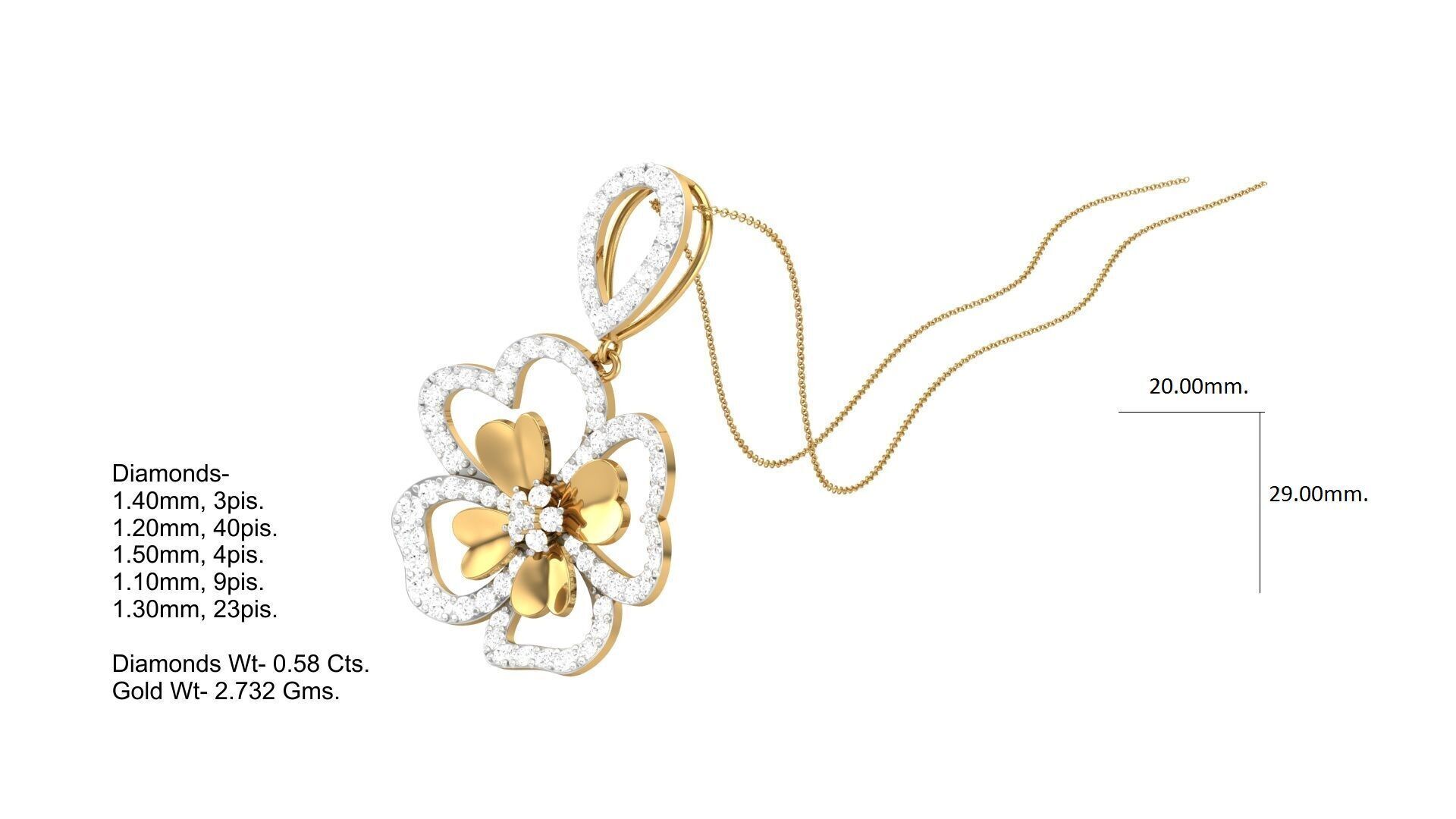 Pendant Earring Set Designs Lot 3D print model_106