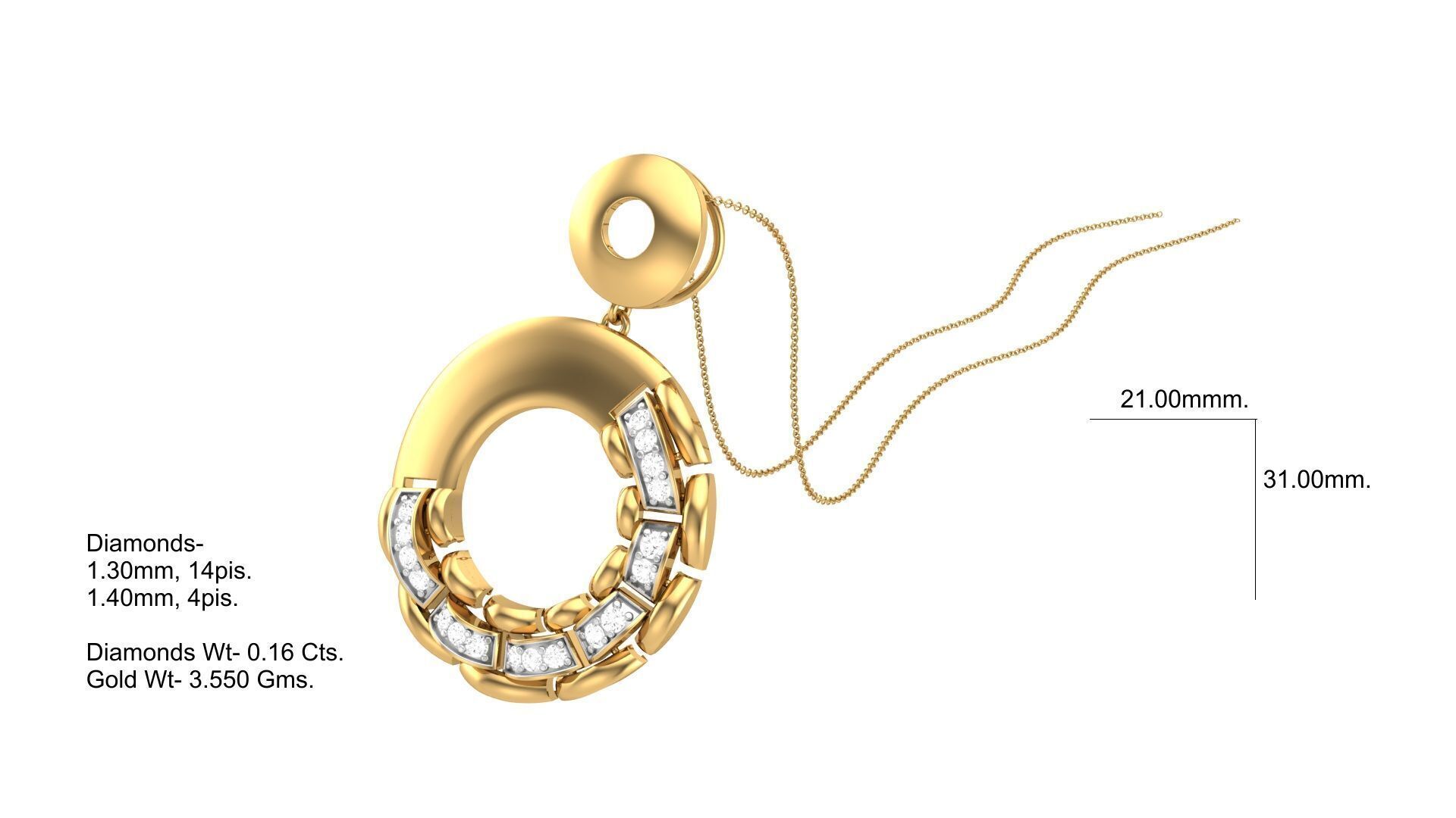 Pendant Earring Set Designs Lot 3D print model_91