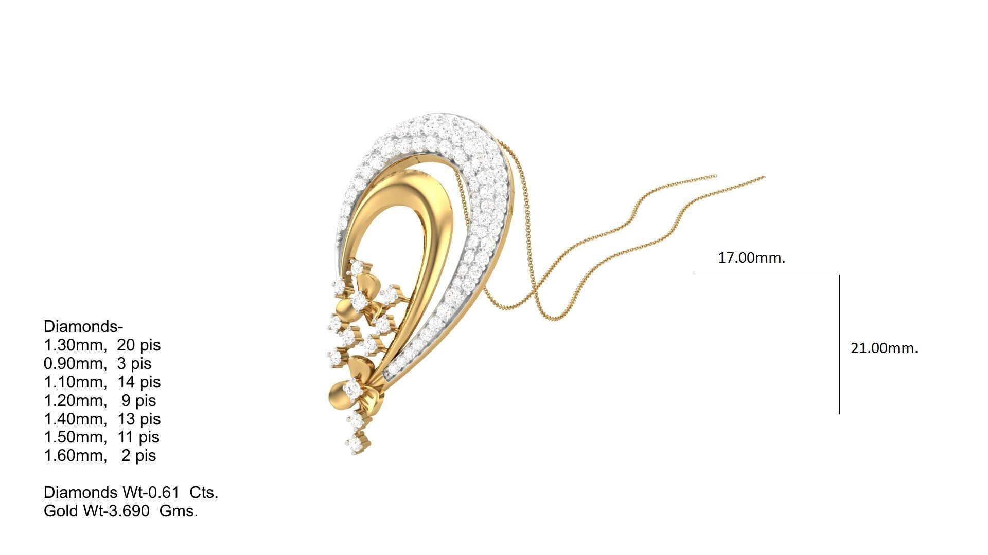 Pendant Earring Set Designs Lot 3D print model_116