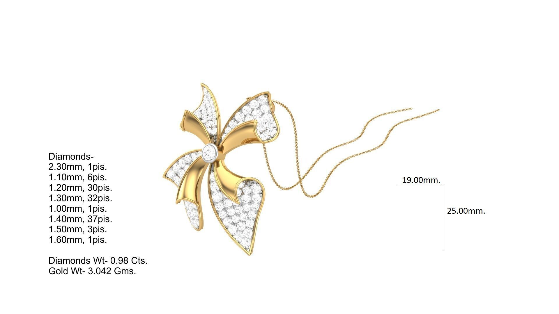 Pendant Earring Set Designs Lot 3D print model_109