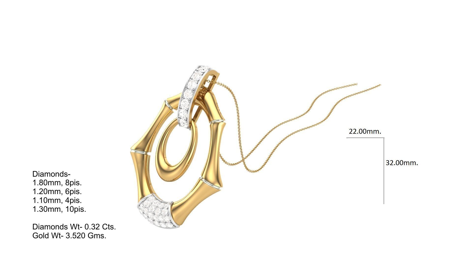 Pendant Earring Set Designs Lot 3D print model_90