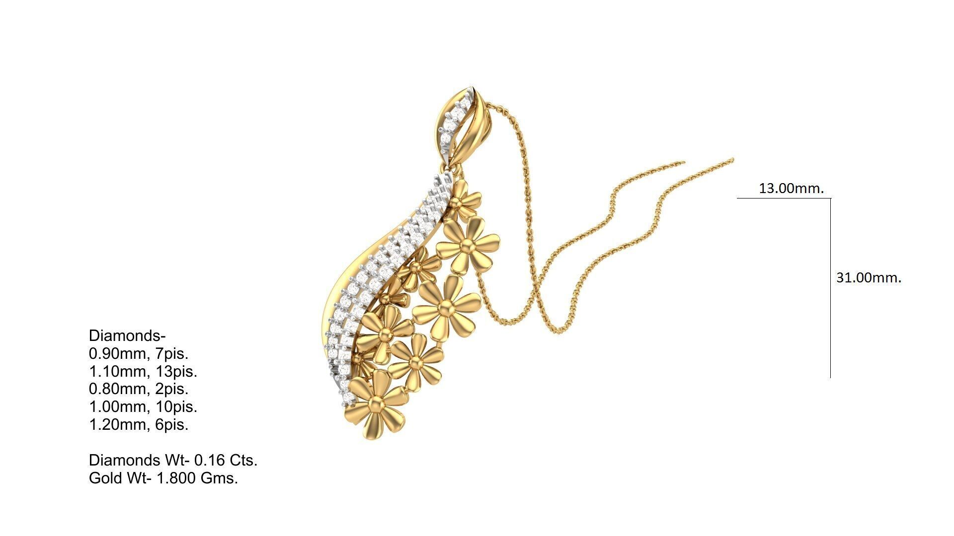 Pendant Earring Set Designs Lot 3D print model_52