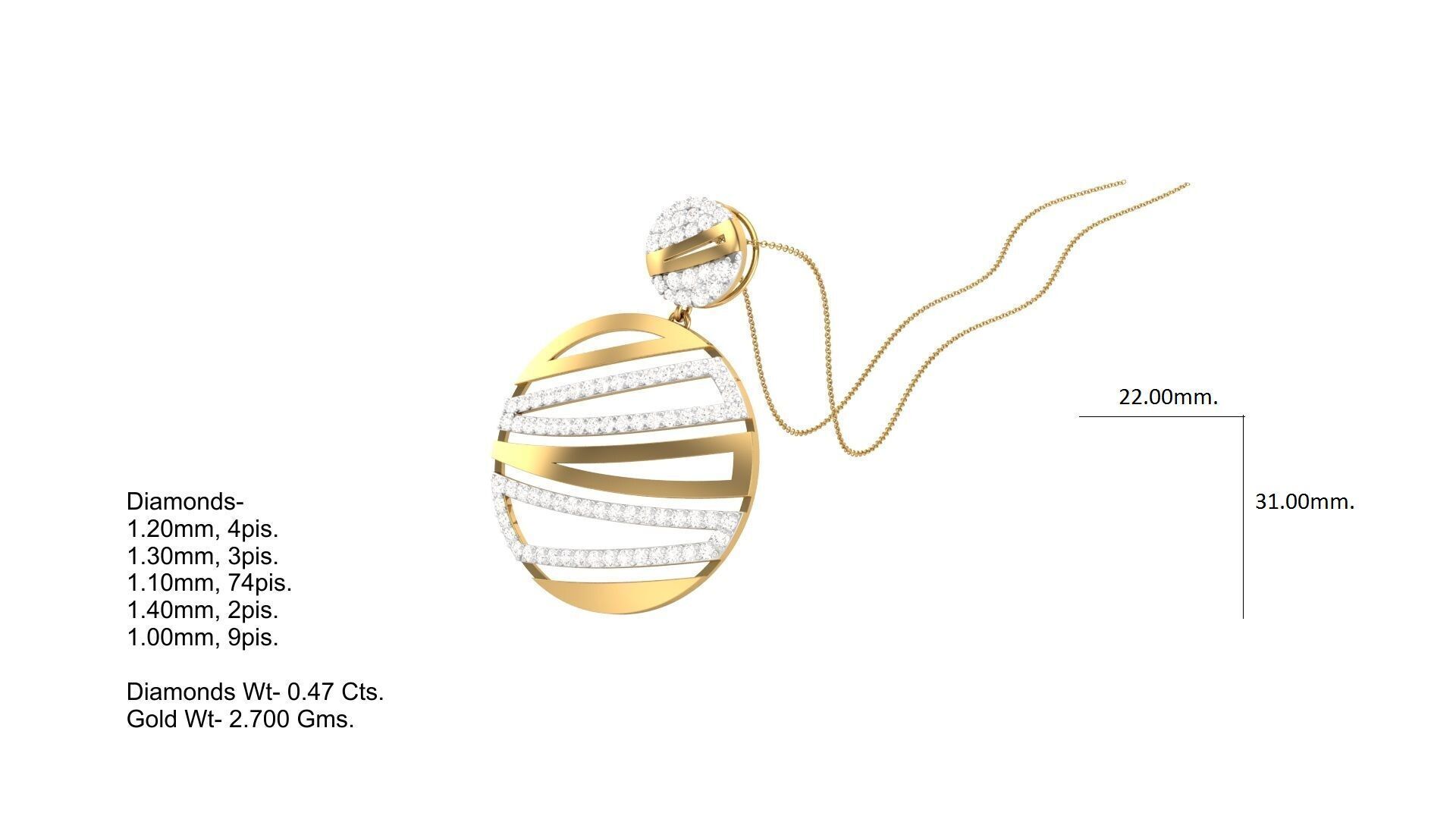 Pendant Earring Set Designs Lot 3D print model_88