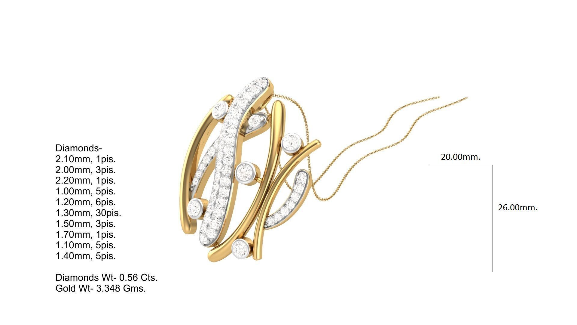 Pendant Earring Set Designs Lot 3D print model_86