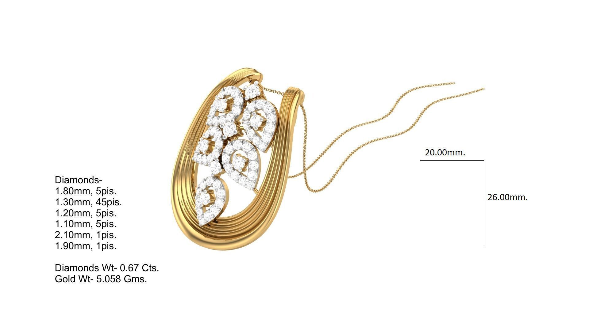 Pendant Earring Set Designs Lot 3D print model_102