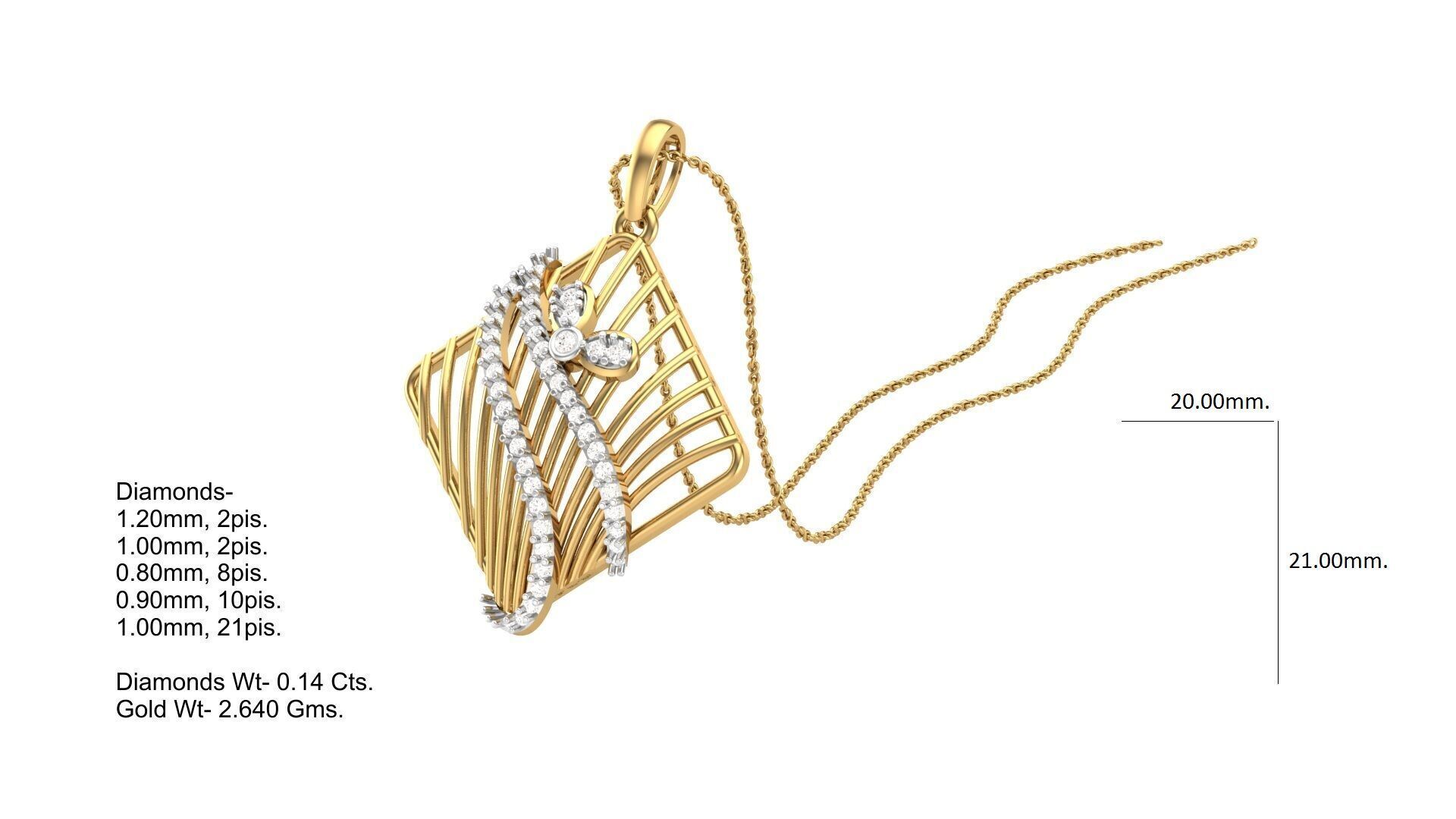 Pendant Earring Set Designs Lot 3D print model_64