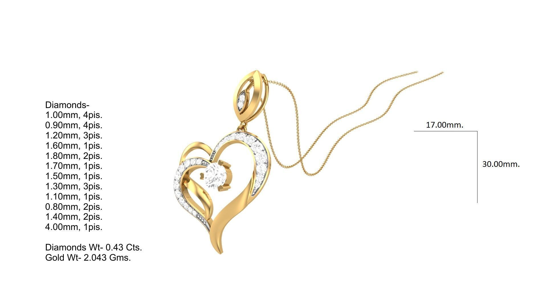 Pendant Earring Set Designs Lot 3D print model_130