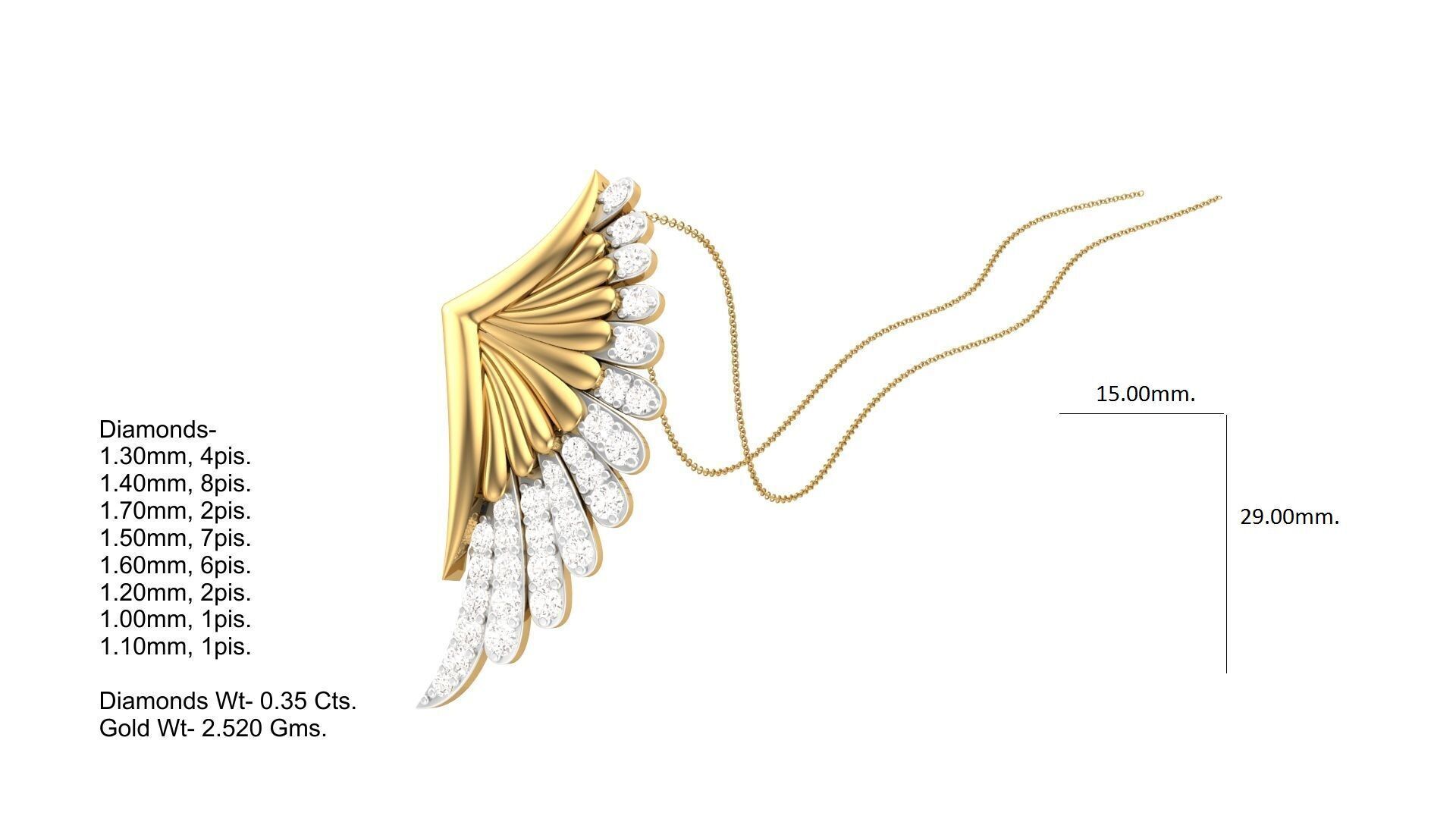 Pendant Earring Set Designs Lot 3D print model_80