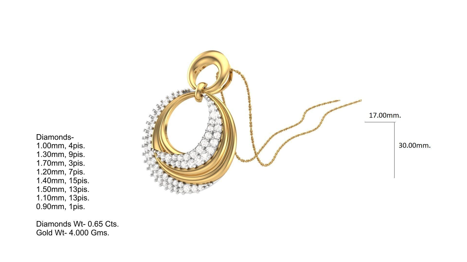 Pendant Earring Set Designs Lot 3D print model_41