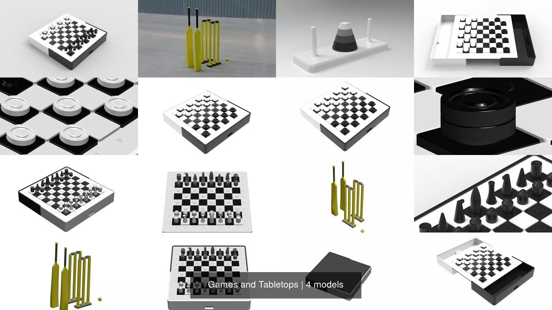 Games and Tabletops 3D Model Collection_0