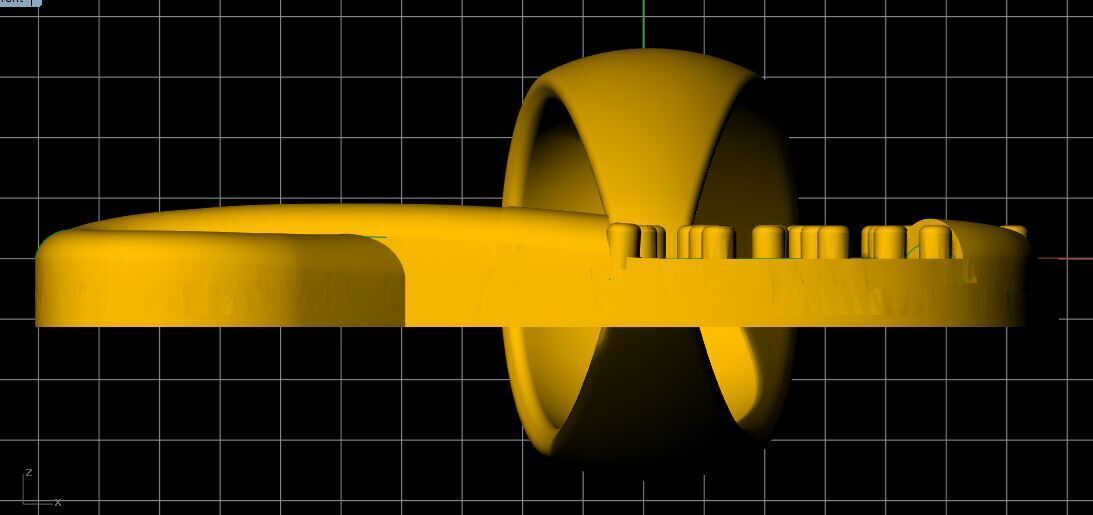 z alphabet pendant 3D print model_2