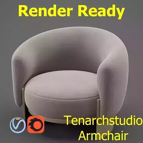Tenarchstudio Hug armchair render ready 