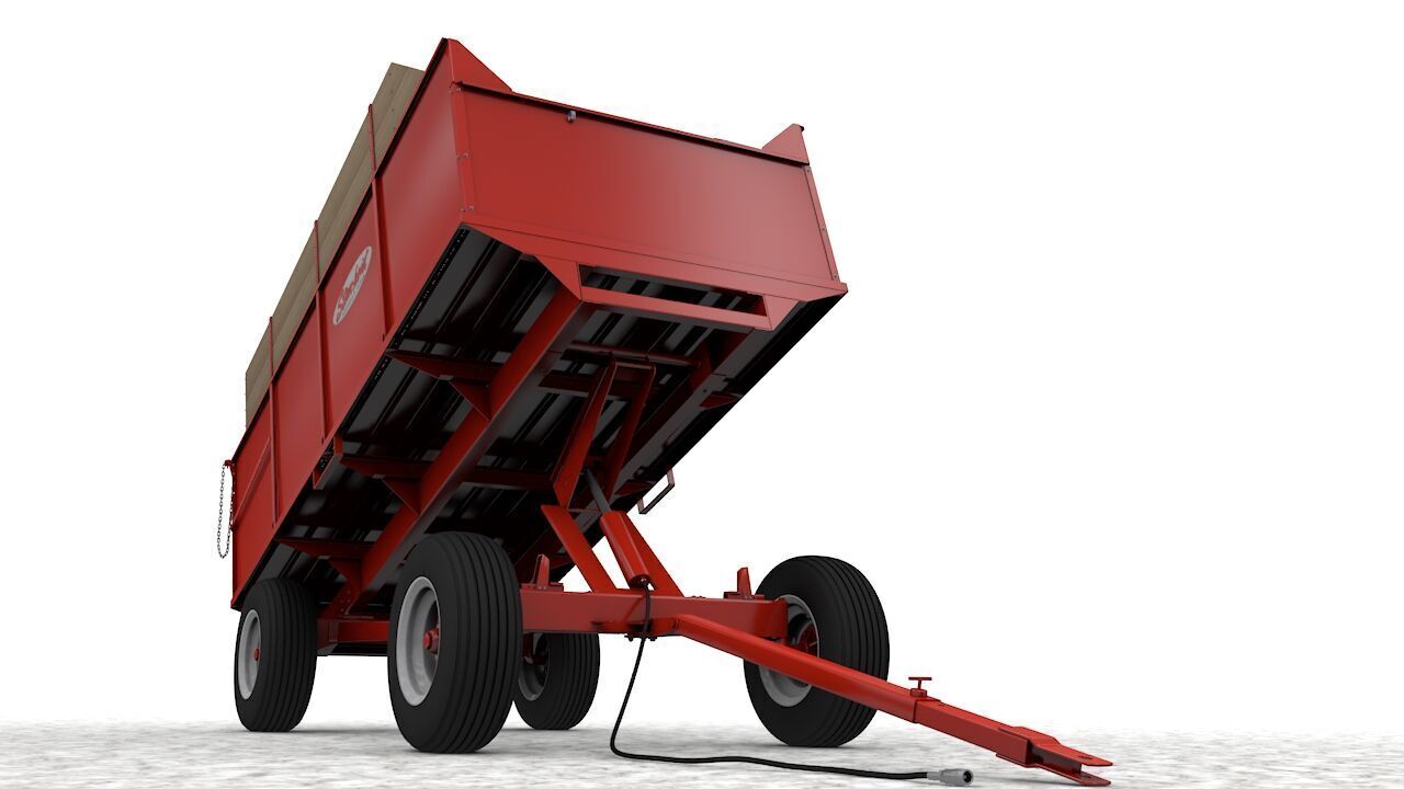 Stan Hoist 6x12 Barge Wagon 3D model_18