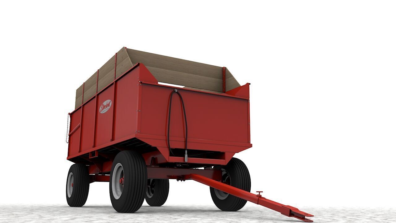 Stan Hoist 6x12 Barge Wagon 3D model_17