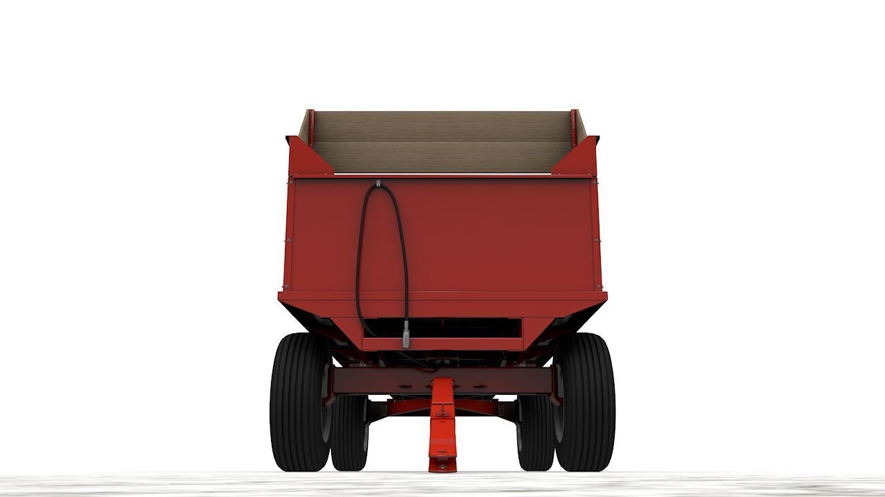 Stan Hoist 6x12 Barge Wagon 3D model_14