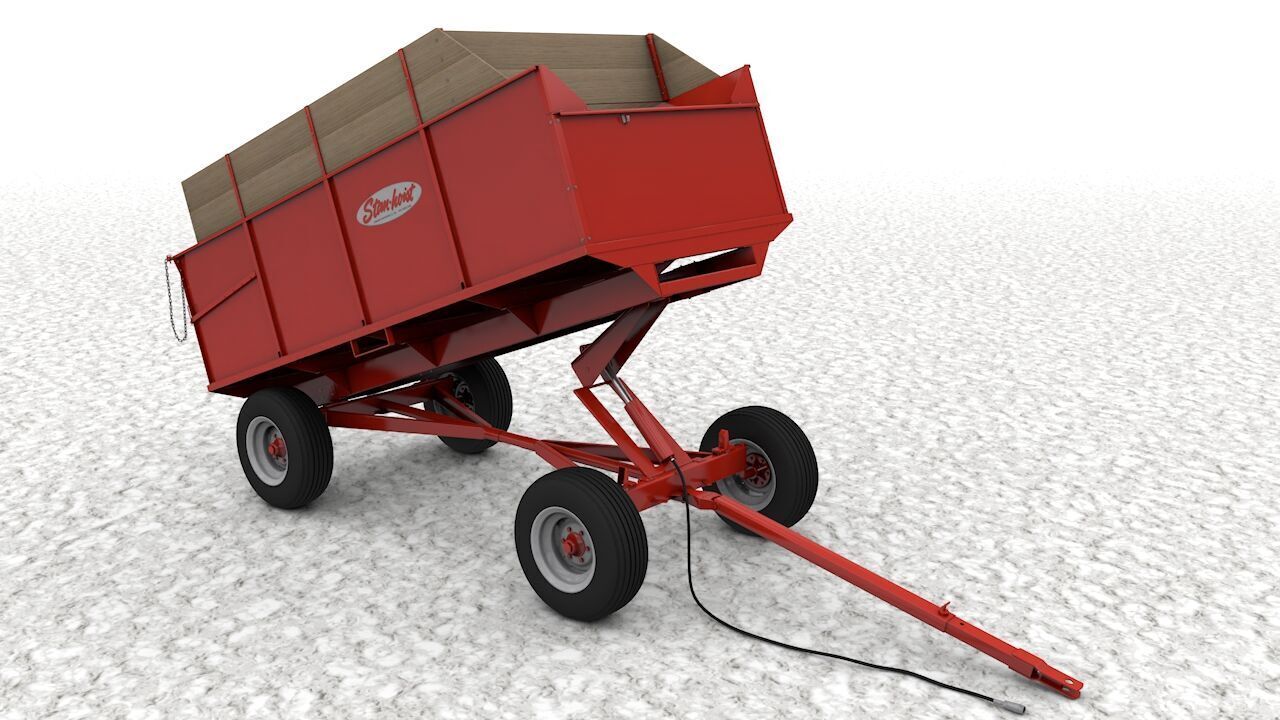 Stan Hoist 6x12 Barge Wagon 3D model_19