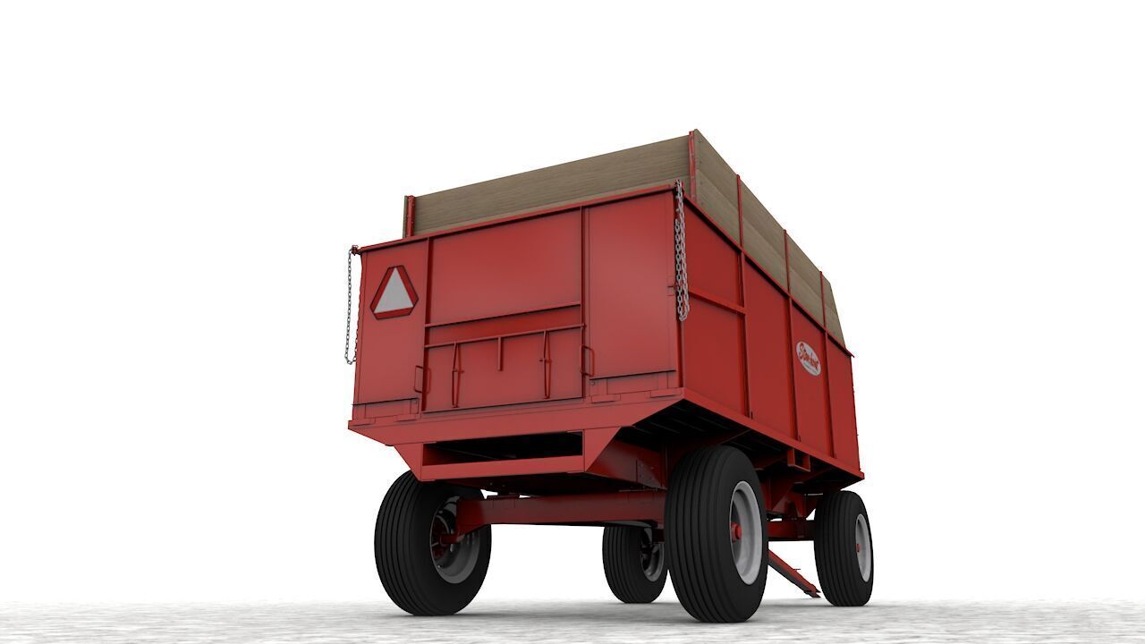 Stan Hoist 6x12 Barge Wagon 3D model_10