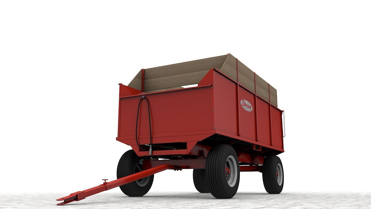 Stan Hoist 6x12 Barge Wagon 3D model_3