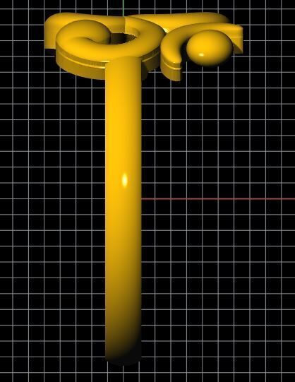 om ring 3dm file 3D print model_4