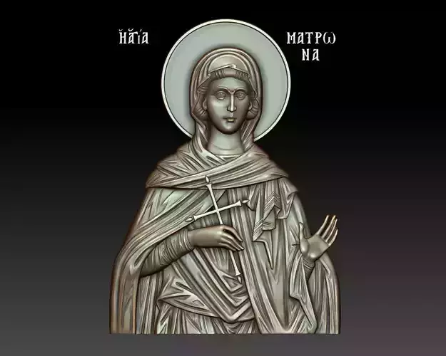 Saint Matrona of Thessalonica 3D print model