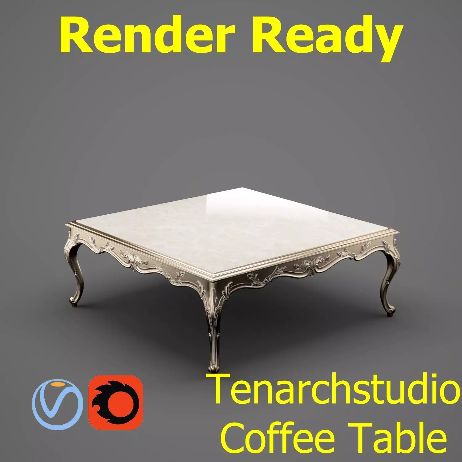 Tenarchstudio roberto giovannini coffee table render ready 3D model